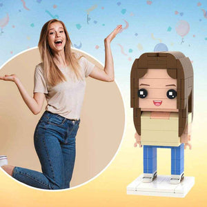 Custom 3D Brick Figure – Personalized Photo Block Toy | DIY Mini Brick Model - Customise Now