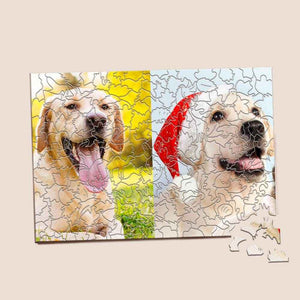 Personalized Wooden Jigsaw Puzzle – Custom Animal Shape Puzzle Gift - Customise Now