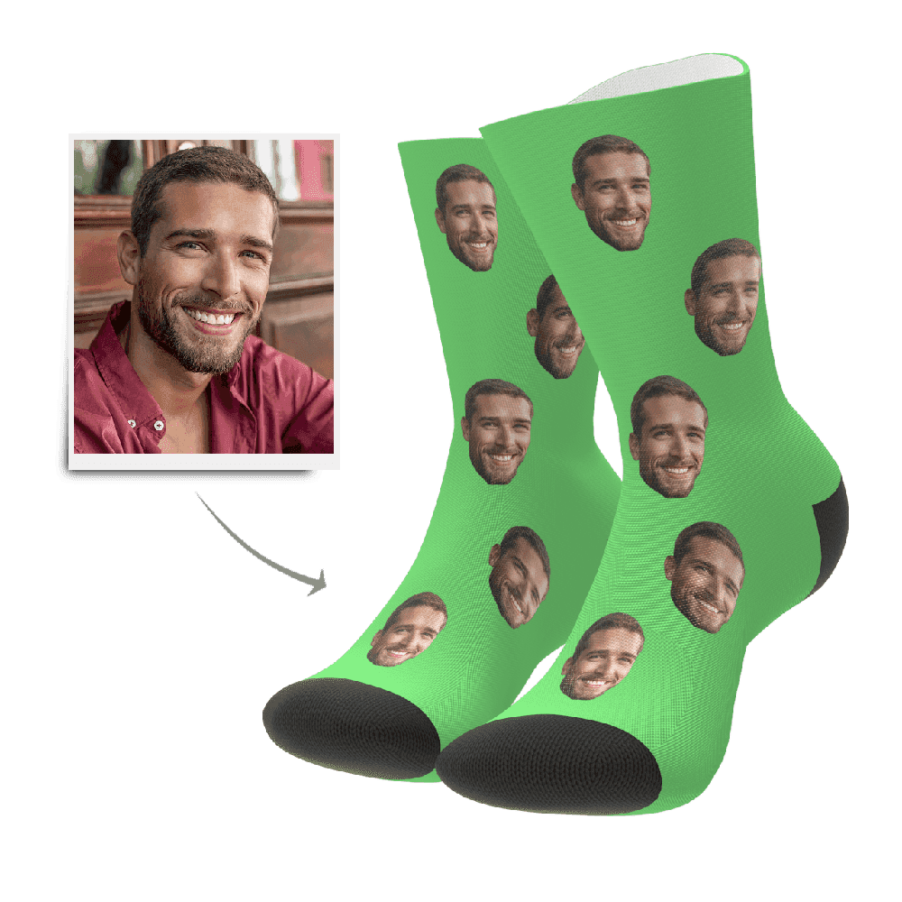 Custom Face Socks – Personalized Photo Socks for Fun & Unique Gifting - Customise Now