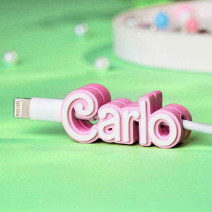 Personalized 3D Printed Name Cable Holder – Custom Mobile Phone Accessory - Customise Now