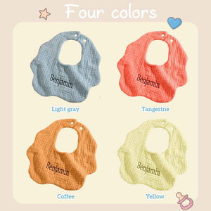 Personalized Baby Bib with Embroidered Name – Custom Gift for Babies - Customise Now