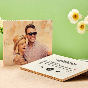 Personalized Horizontal Rectangle Photo Brick – Custom Building Block Gift - Customise Now