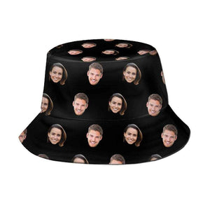 Custom Face Bucket Hat – Personalized Unisex Beach Sun Cap - Customise Now
