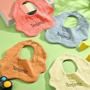 Personalized Baby Bib with Embroidered Name – Custom Gift for Babies - Customise Now