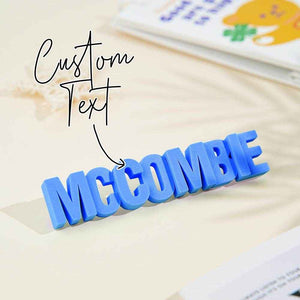 3D Printed Fridge Magnet with Custom Text – Personalized Kitchen Decor - Customise Now