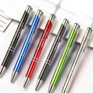 Personalized Metallic Name Pens – Set of 12 Custom Office Pens - Customise Now