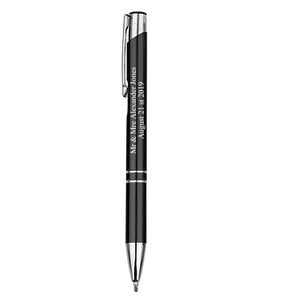 Personalized Metallic Name Pens – Set of 12 Custom Office Pens - Customise Now