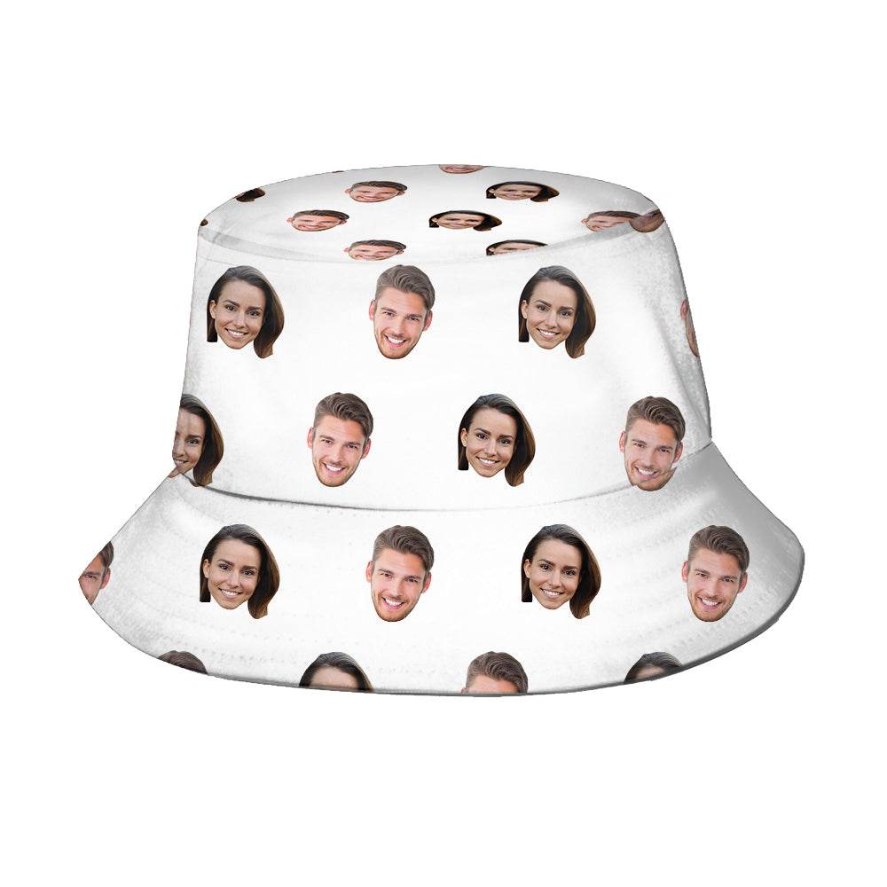 Custom Face Bucket Hat – Personalized Unisex Beach Sun Cap - Customise Now