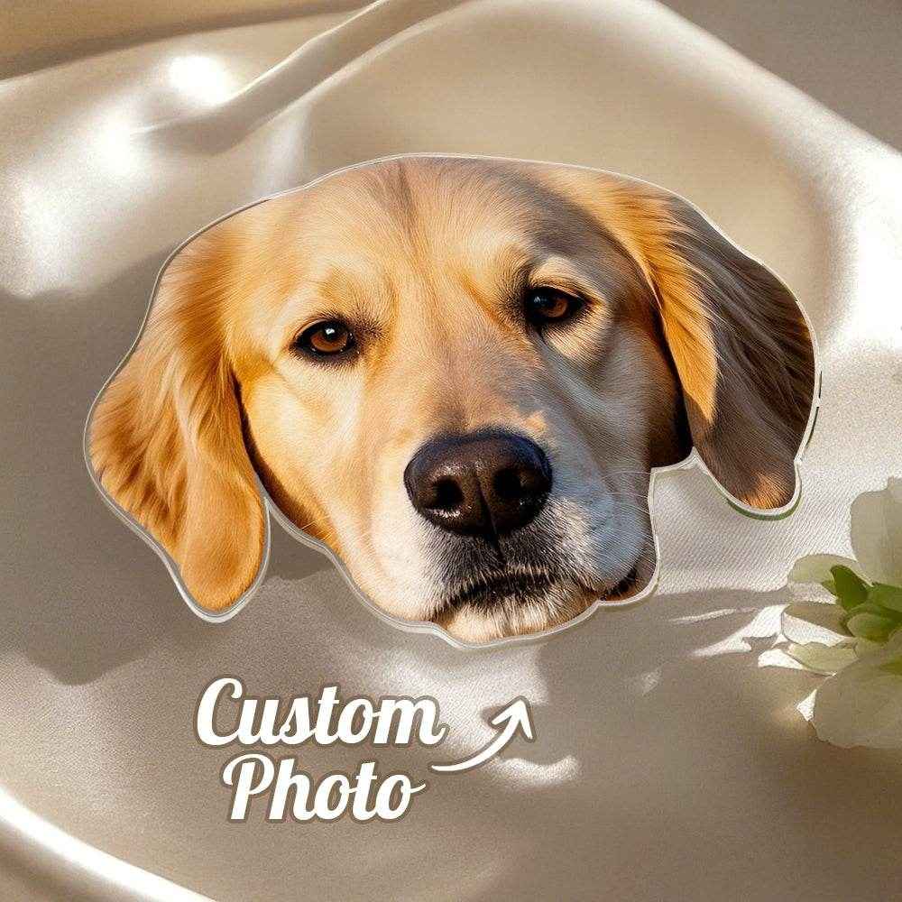 Personalized Photo Acrylic Button Charm – Custom Bogg Bag Accessory & Travel Gift for Her - Customise Now