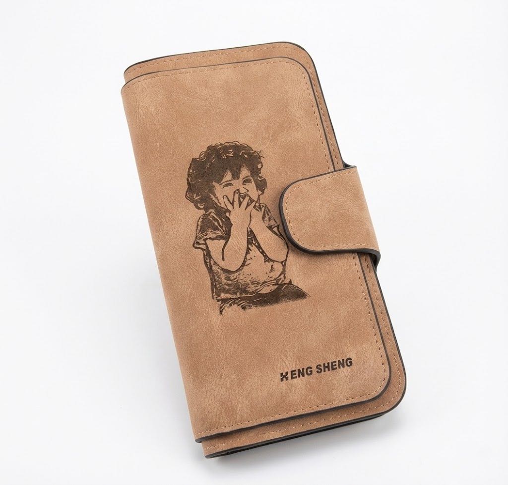 Custom Photo PU Leather Wallet – Personalized Birthday Gift Valentine’s Day Gift