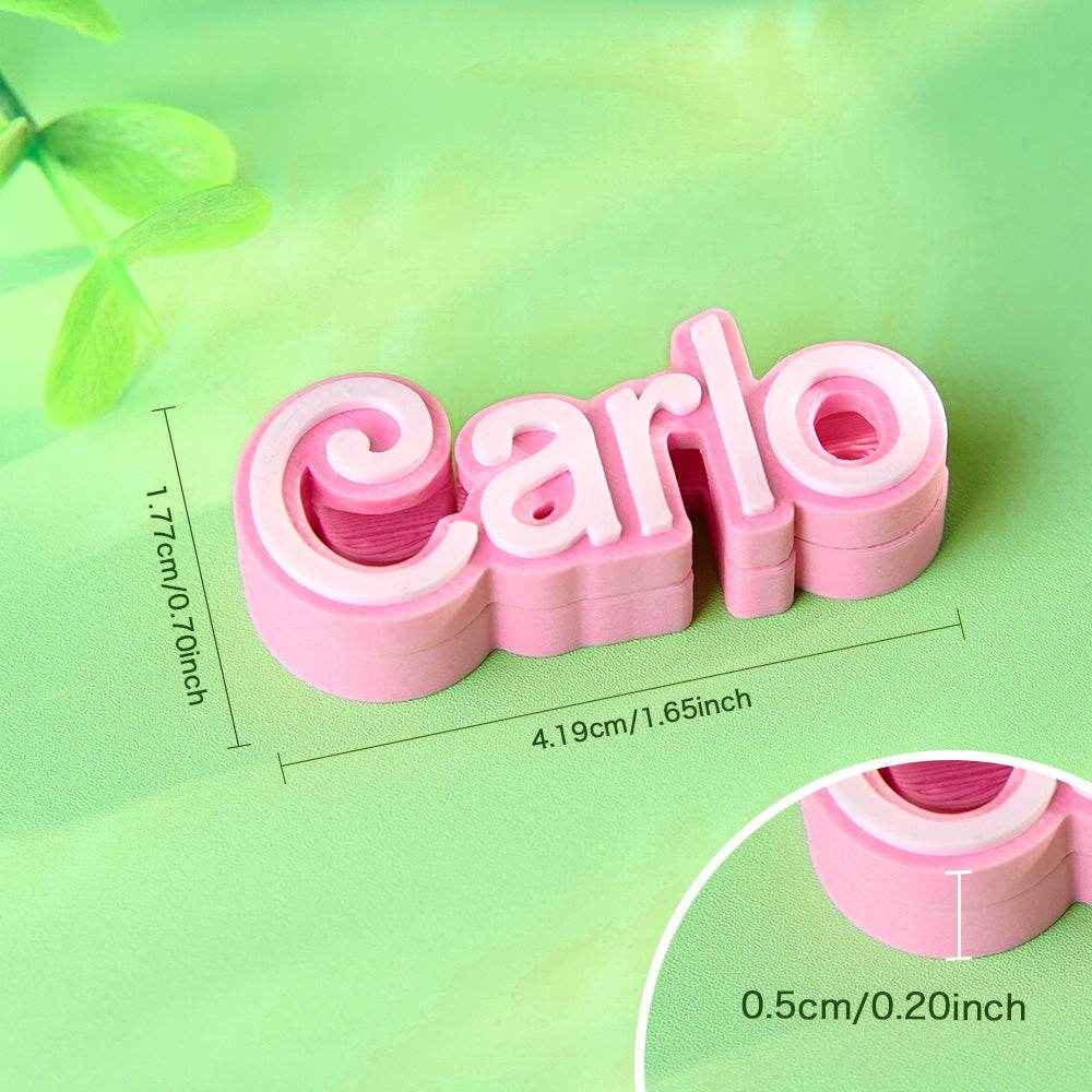 Personalized 3D Printed Name Cable Holder – Custom Mobile Phone Accessory - Customise Now