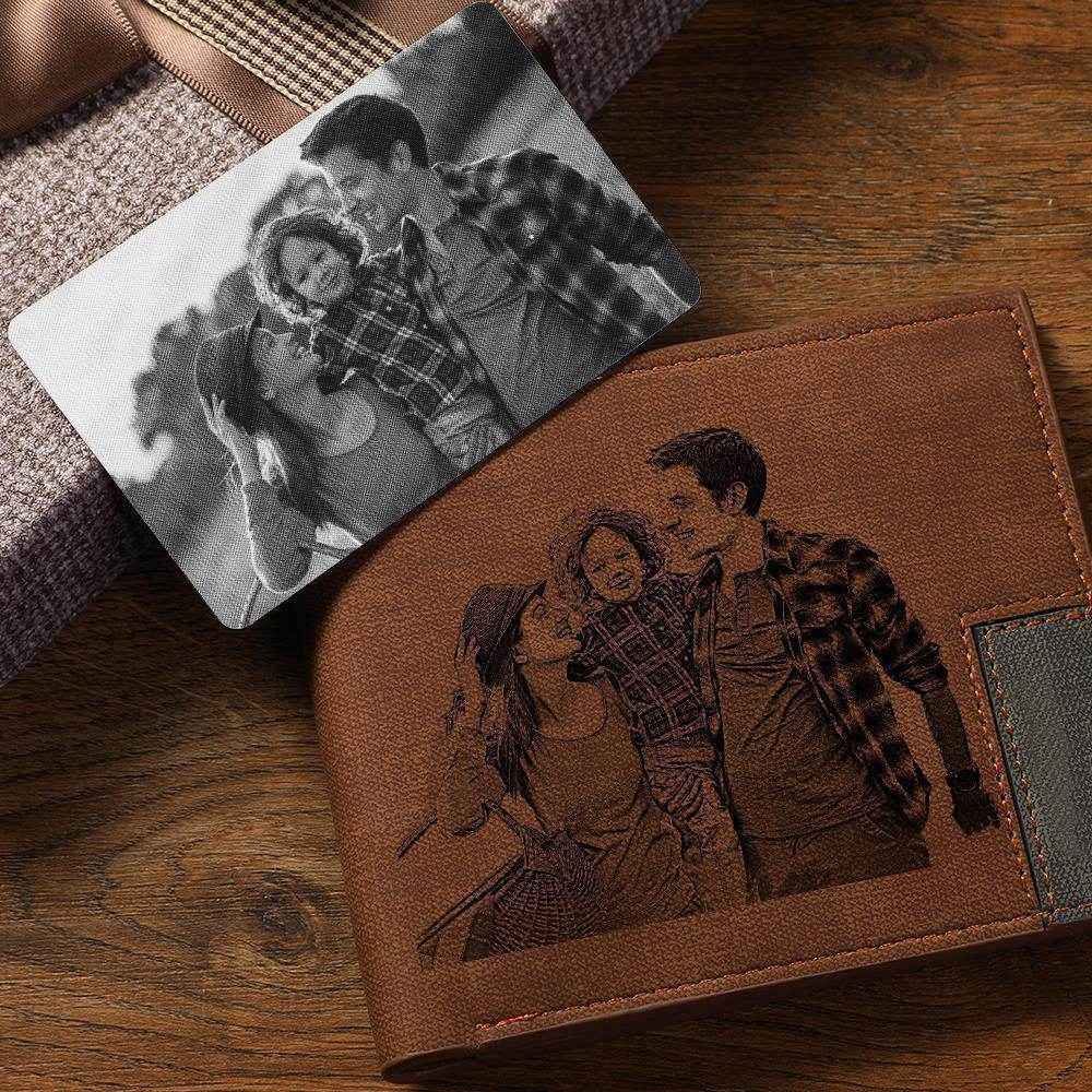 Personalized Wallet Photo Card – Custom Black & White Picture Insert - Customise Now
