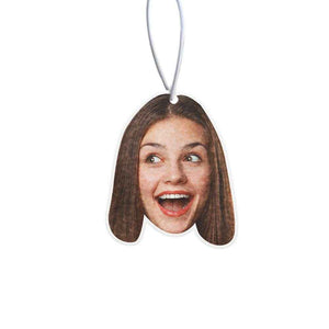 Custom Face Car Air Freshener – Personalized Rearview Mirror Ornament - Customise Now