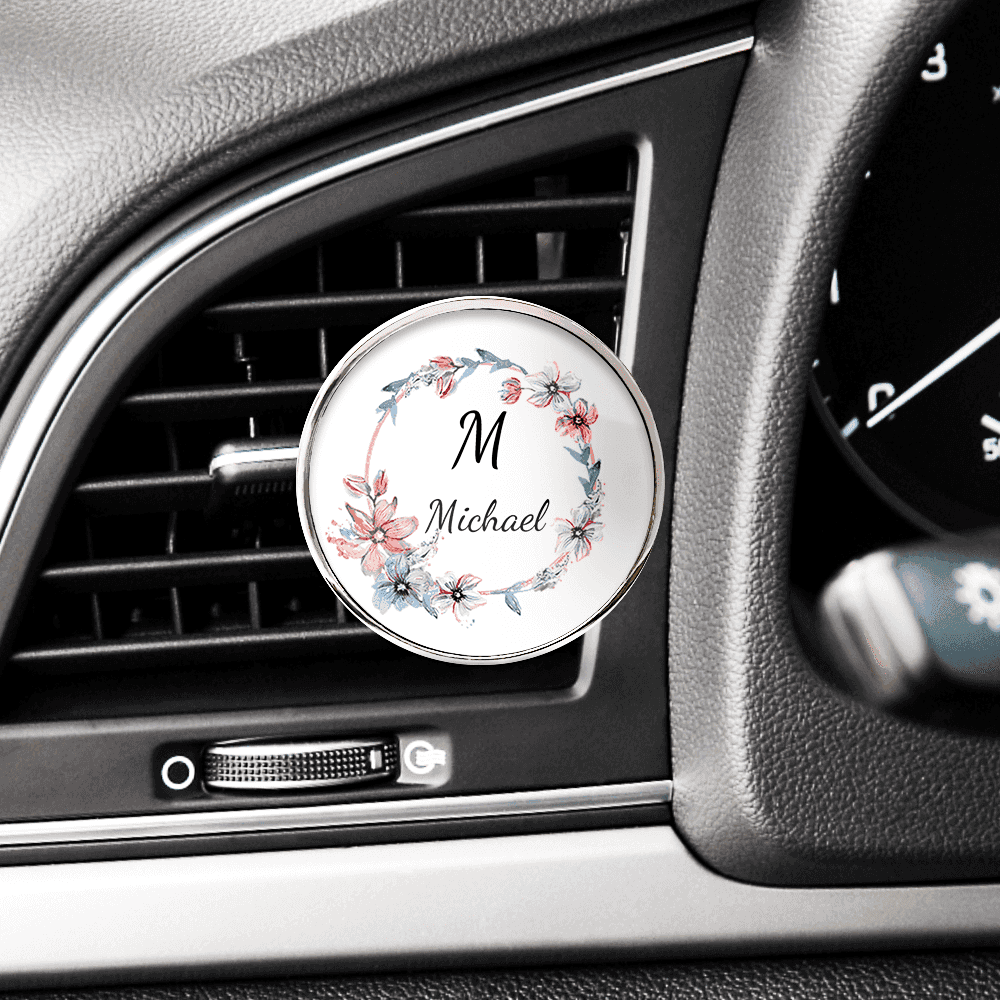 Custom Car Aromatherapy Essential Oil Diffuser – Personalized Vent Clip Air Freshener - Customise Now