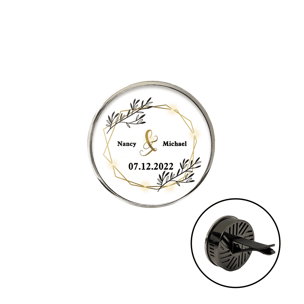 Custom Car Aromatherapy Essential Oil Diffuser – Personalized Vent Clip Air Freshener - Customise Now
