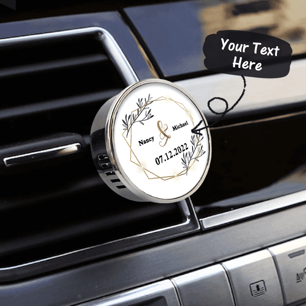 Custom Car Aromatherapy Essential Oil Diffuser – Personalized Vent Clip Air Freshener - Customise Now