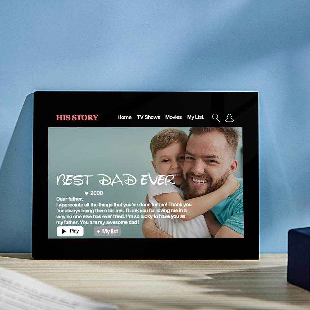 Custom Movie Poster Plaque – Personalized Photo & Text Gift for Her - Customise Now