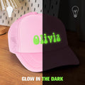 Custom Puff Print Trucker Hat – Personalized Glow-in-the-Dark Foam Cap - Customise Now