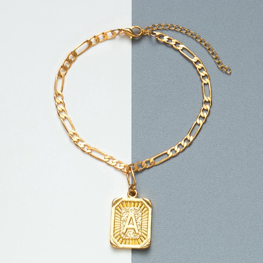 Capital Letter A Anklet Bohemian Style A