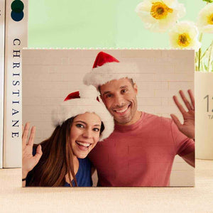 Personalized Horizontal Rectangle Photo Brick – Custom Building Block Gift - Customise Now