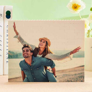 Personalized Horizontal Rectangle Photo Brick – Custom Building Block Gift - Customise Now
