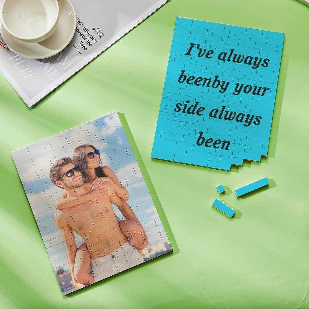 Personalized Vertical Rectangle Photo Brick – Custom Building Block Gift - Customise Now