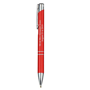 Personalized Metallic Name Pens – Set of 12 Custom Office Pens - Customise Now