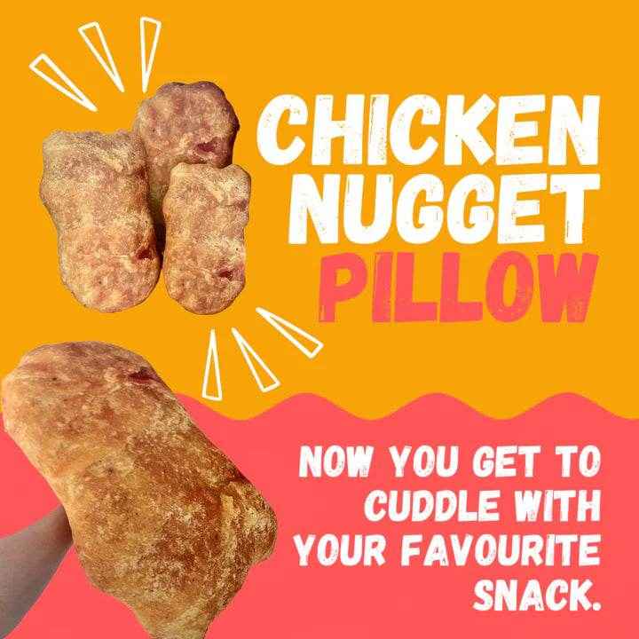 Chicken Nugget Pillow – Huggable Snack-Shaped Cushion - Customise Now