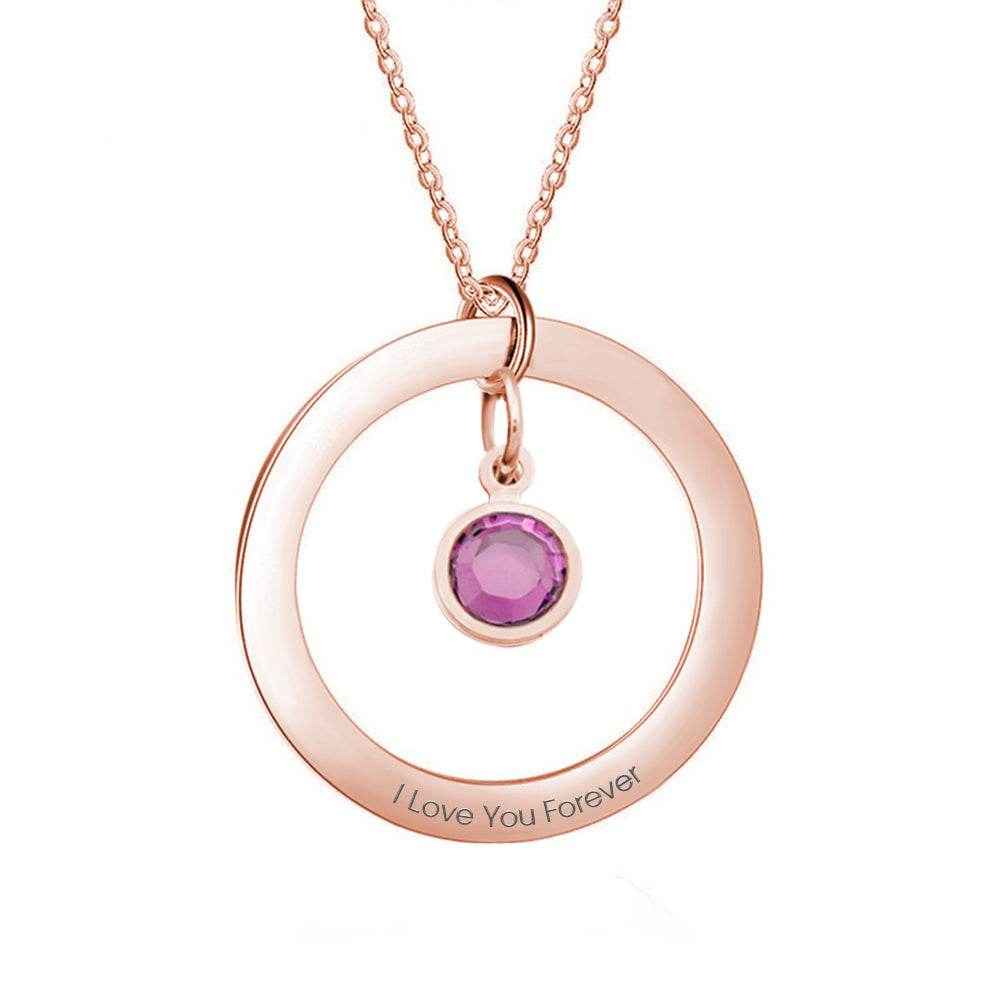 Personalized Birthstone Necklace – Custom Jewelry with 1–4 Stones - Customise Now