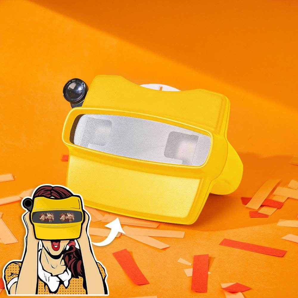 Custom 3D Viewfinder & Reel – Personalized Retro Photo Viewer with Text and Images - Customise Now