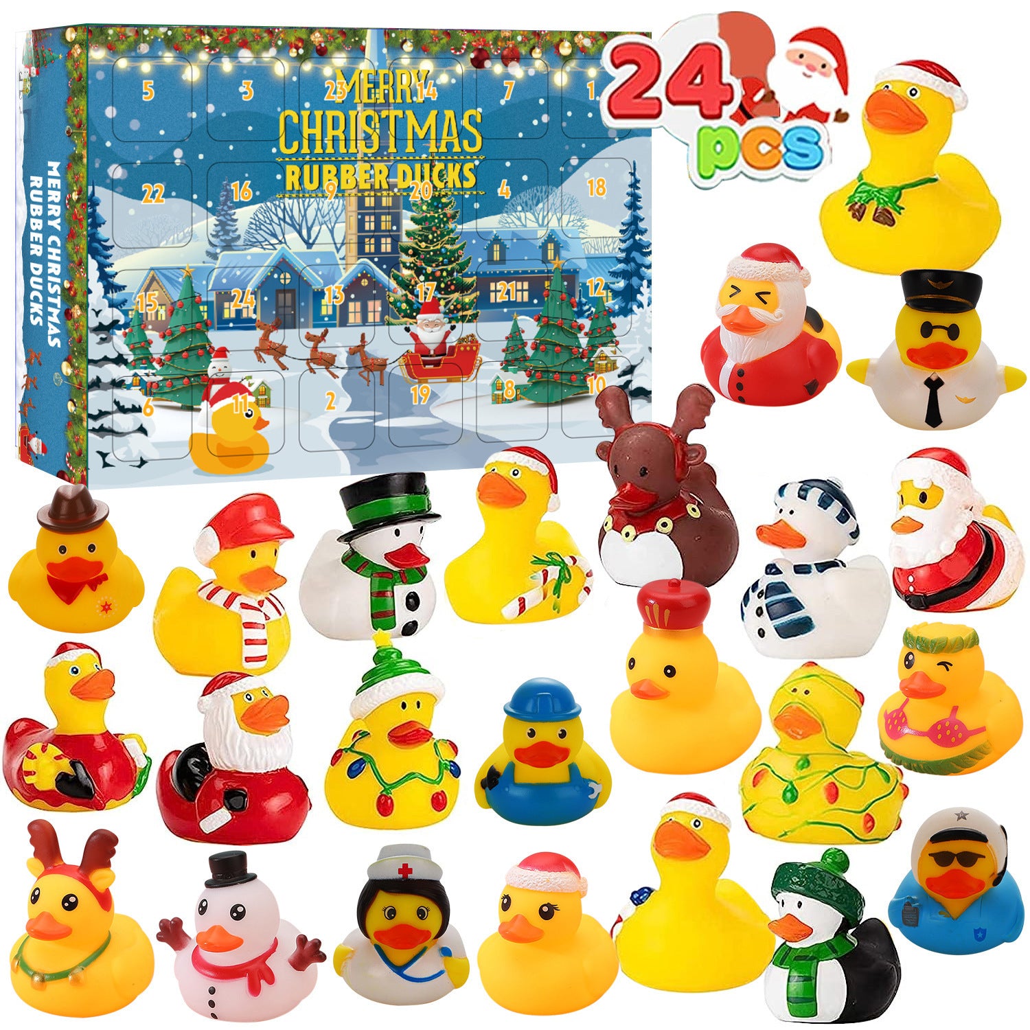 Christmas Rubber Ducks Advent Calendar – Fun Holiday Countdown for Kids