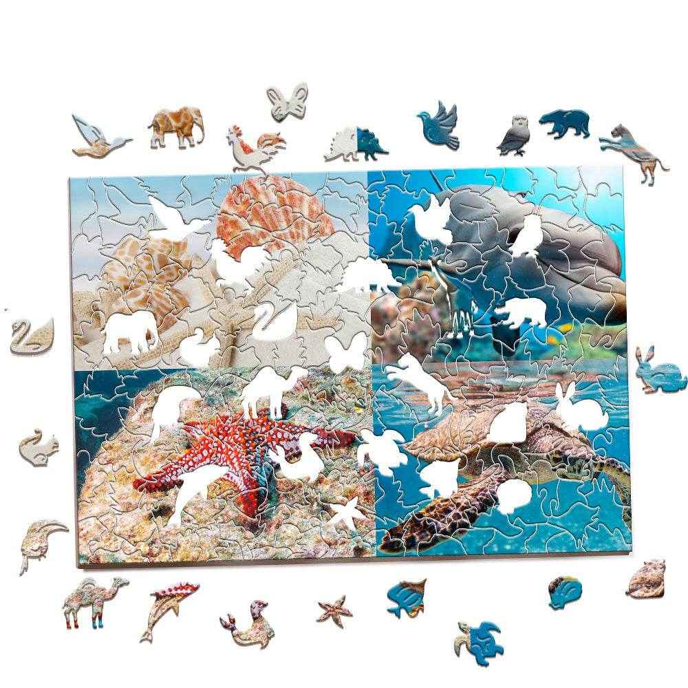 Personalized Wooden Jigsaw Puzzle – Custom Animal Shape Puzzle Gift - Customise Now