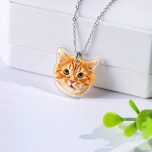 Personalized Pet Portrait Necklace – Custom Jewelry Gift for Pet Lovers - Customise Now