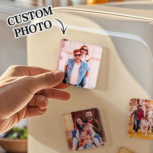 Personalized Fridge Magnets – Custom Acrylic Photo Squares - Customise Now