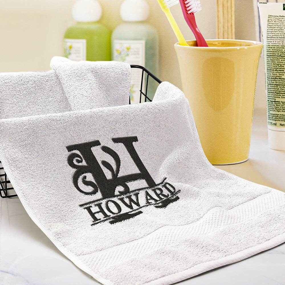 Custom Embroidered Towels – Personalized Monogrammed & Name Towel - Customise Now